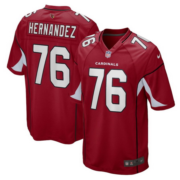 mens nike will hernandez cardinal arizona cardinals game player jersey